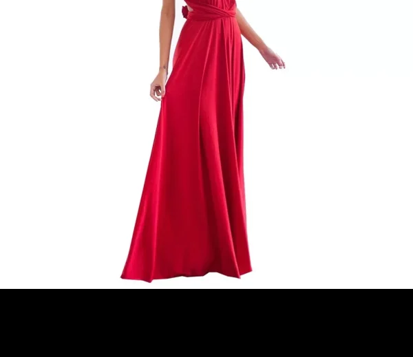 Sexy Women Multiway Wrap Convertible Boho Maxi Club Red Dress Bandage Long Dress Party Bridesmaids Infinity Robe Longue Femme